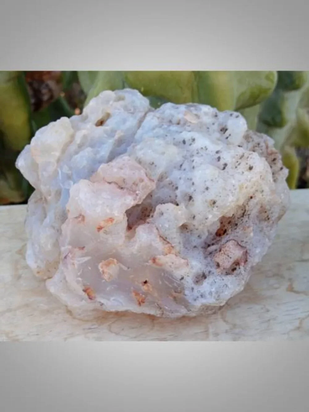 agate druzy / drusy rock crystal chunk 01 Love abundance